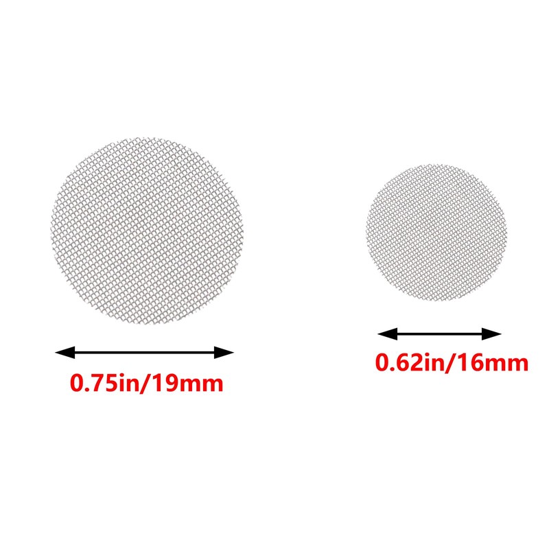Lind Kitchen 0.75in/19mm Replacement Stainless Steel Screen Pipe Strainer Metal