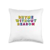 Rhyme Without Reason Throw Pillow