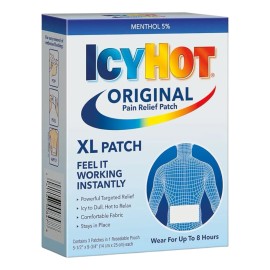 Icy Hot Original Parches Paquete Con 3 Pzs Xl