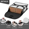 iceMi Pizza Bags for Delivery 18" X 18" X 5"