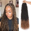 ZRQ 9 Packs Senegalese Twist Crochet Hair 24 Inch Black