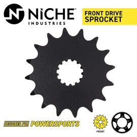 NICHE 525 Pitch 16 Tooth Front Drive Sprocket for 1996-2018 Suzuki GSXR600 GSXR750 2006-2017 Triumph Daytona 675 Street Triple