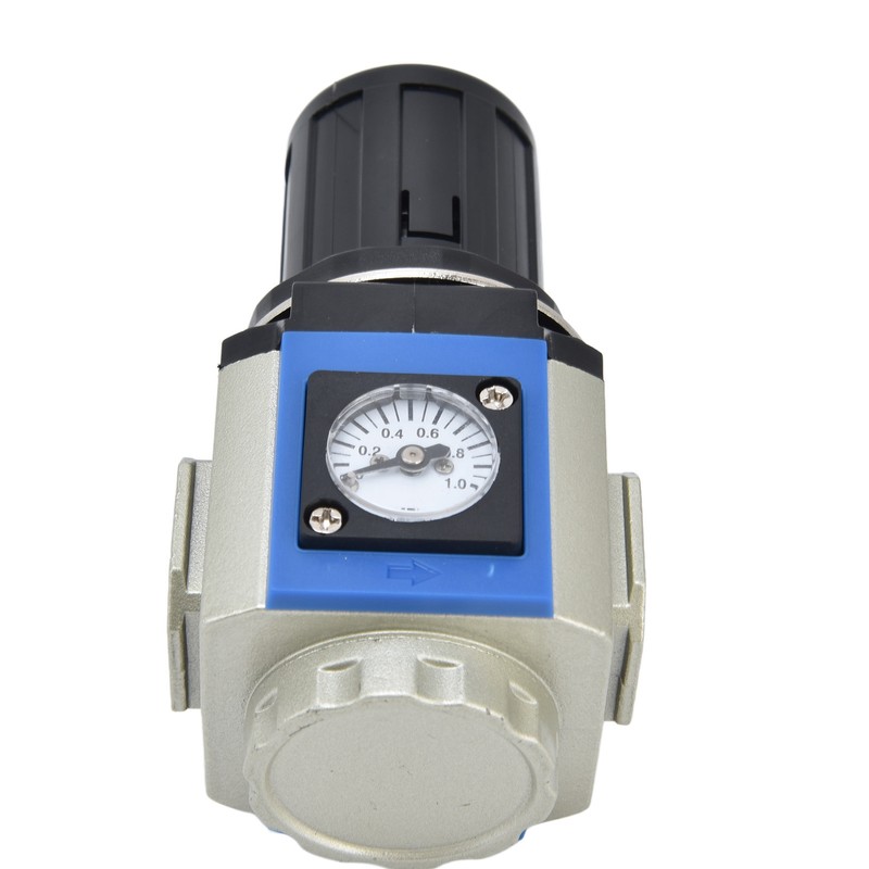 Air Compressor Regulator Aluminum Alloy Pressure Regulating Valve with Gauge