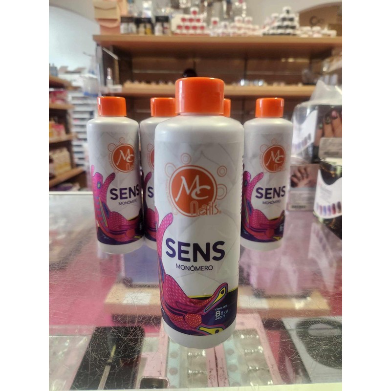 MC Nails Monomer Liquid 8oz bottle compatible with any acrylic