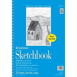 Strathmore STR- Cuaderno de bocetos en espiral para niños, 30 hojas, 30 cm, 30 cm x 30 cm