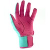 Sportz Drip Clash Batting Gloves (Pink/Teal) - Genuine Leather Gloves