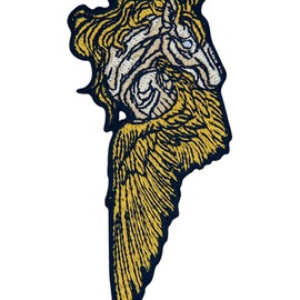 ZEGINs The Unicorn Patch Embroidered Applique Badge Iron On Sew On Emblem