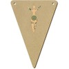 5 x 140mm 'Pagan Goddess' Wooden Bunting Flags (BN00078201)