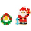 nanoblock christmas card (Santa Claus & wreath)