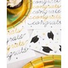 xo, Fetti Congrats Foil Graduation Napkins - 3-ply, 50 pcs