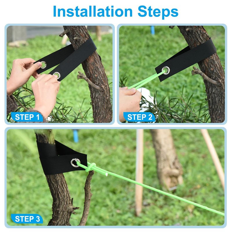 PATIKIL 16 Inch Tree Straps for Staking, 20 Pack Tree