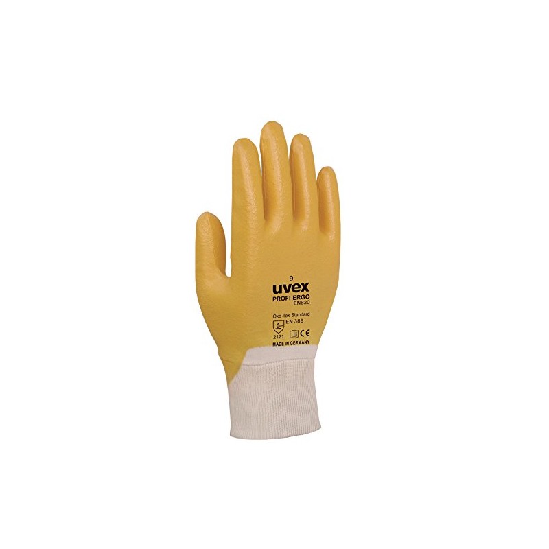 Uvex 60148 10 Profi Ergo ENB20 Safety Glove, Size: 10,