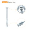 sourcing map #8x2-1/2" Pocket Hole Screws, 200pcs Square Drive Self