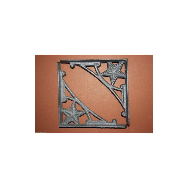 Vintage Barn Star Mailbox Post Corbel/Bracket Decoration Solid Cast Iron,