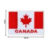 Graphic Dust Canada Flag Embroidered Iron On Patch Applique Canadian
