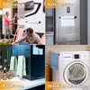 X-BLTU 2 Pcs Black Kitchen Roll Holder Wall Mounted, Magnetic
