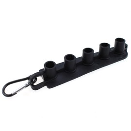 TAODAN High Pressure Washer Nozzle Holder, Holds 5 Nozzle Tips, Black