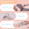 Doggiekit Dog Harness Small Dogs with Lead, Adjustable Reflective Step