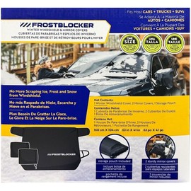FrostBlocker Delk FrostBlocker Auto Windshield & Mirror Covers 63"x41" Snow & Ice Car Truck