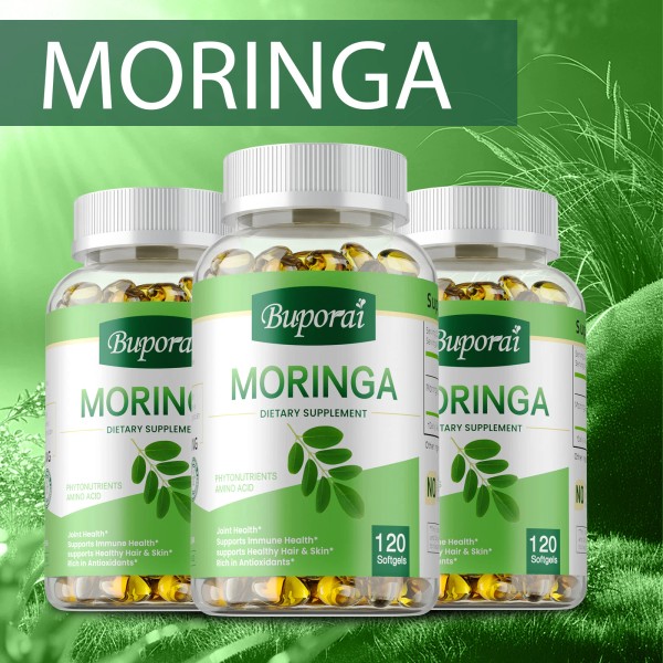Moringa Capsules 1000mg - Boost Metabolsim & Immunity, Promotes Overall