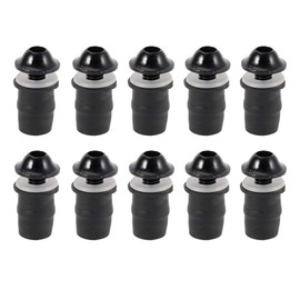 Tornillos de parabrisas, Tornillos De Parabrisas, Duokon Universal Moto Parabrisas Tornillos Hexagonales Interiores M5, Kit De Instalaci髇 De Parabrisas (10 Piezas)(Negro)