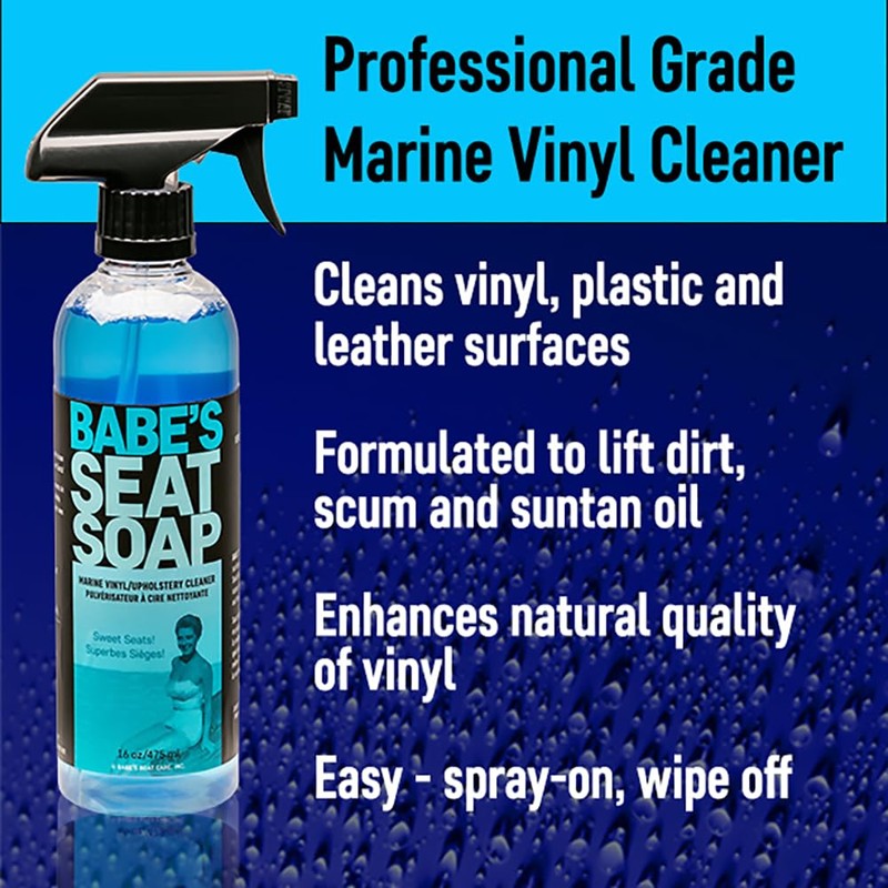 Babe’s Seat Soap – Marine Vinyl, Plastic & Leather Cleaner