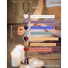 Lightock 7 Chakra Hanging Ornament Heart Shape Spiritual Crystal Decor