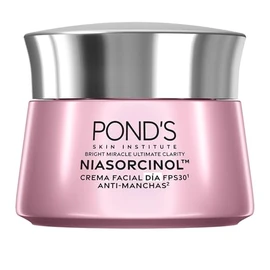 POND'S Crema Facial Antimanchas* Día Bright Miracle Ultimate Clarity con Niasorcinol y FPS 30**, uso de día para una piel luminosa y tono uniforme 50 