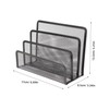 NUOBESTY File Holder Metal Mesh File Magazine Holder 4 Compartments