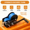 Zanthoxa 3500lbs Boat Trailer Winch, Heavy Duty Boat Winch with