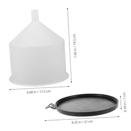 BUGUUYO 1set Auto Coolant Flush Filling Kit Spill Radiator Funnel for Efficient Coolant Handling Fit Design