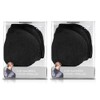 180s Fleece Behind-the-Head Earmuffs (Black, 2)