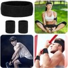 6 Pieces Sweatbands Set, Includes 2 Pieces Sports Headband and