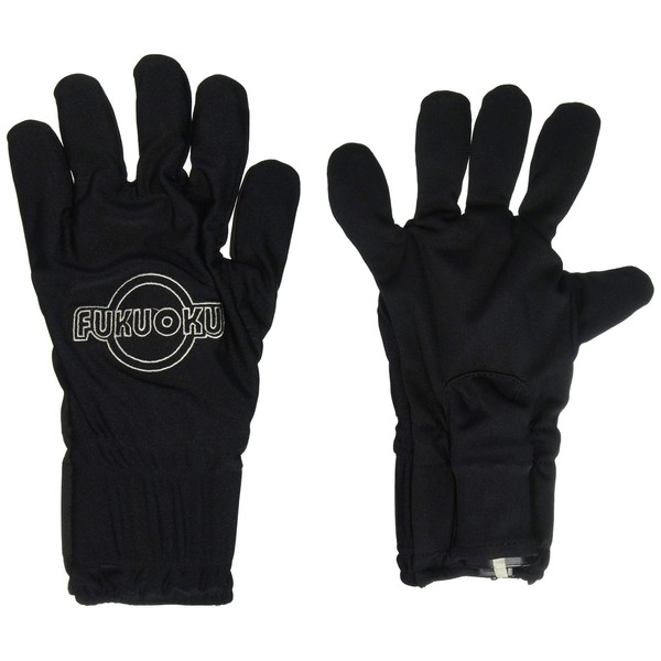 Fukuoku 910R-LG/910L-LG Right and Left Handed Five Finger Vibrating Massage Glove Kit, Black, Large