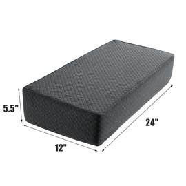 HOMBYS Pillowcase for Cube Shaped Pillow-Soft and Breathable Microfiber Pillowcase with Hidden Zip (ONLY Pillowcase)