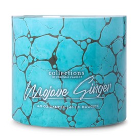 Colonial Candle Mojave Ginger Scented Jar Candle, Desert Collection, Natural, 3 Wick, 14.5 oz