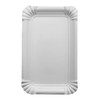 Gastro-Bedarf-Gutheil 250 Disposable Paper Plates Square in White 10 x