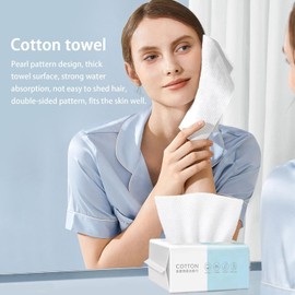 Toalla Facial - Toallitas Grandes Súper La Cara Pañuelo Facial Sin Pelusa, Toallas Faciales Limpias, Y Extragruesas, Paño De Lavado Facial Para Desmaquillar, Amamantar, Via