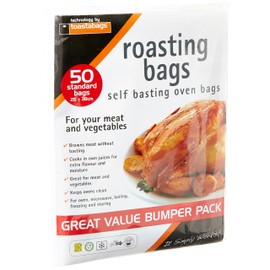 Toastabags Standard Roasting Bags, Transparent, 25 x 38 cm, Pack of 50