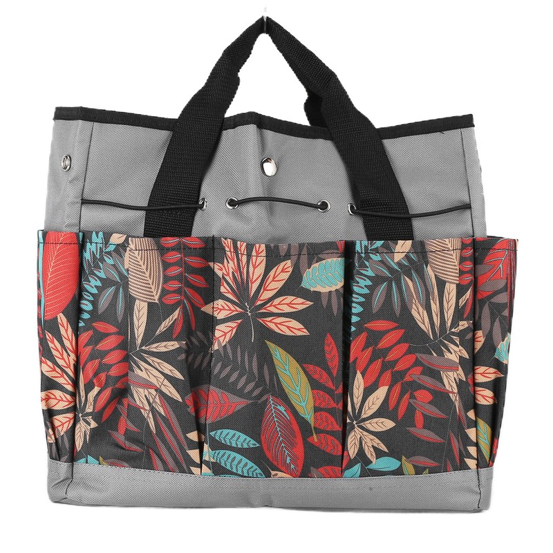Garden Tote Bag 600D Oxford Cloth Multiple Pockets Lightweight and