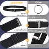 JASGOOD Women's Rubber Belt, Multi-functional, Unisex, Inner Belt, Tuck Belt,