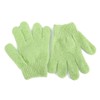 FOMIYES 4 pcs Nylon Shower Gloves Body Scrub Exfoliator for