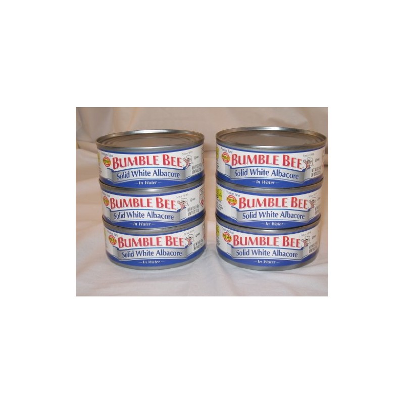 Bumble Bee Premium Solid White Albacore Tuna 5 Oz (6