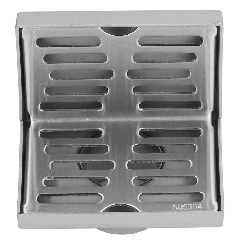 Corner Floor Drain 304 Stainless Steel Surfaces Drawing Process L
