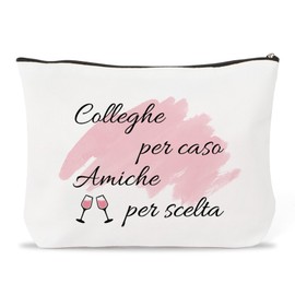 Geschenk Colleghe, Geschenk für Damen, Geschenk für Damen, Kosmetiktasche, Weiß