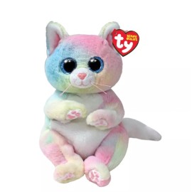 Ty Beanie Bellies Jenni the Rainbow Cat Plush By Ty