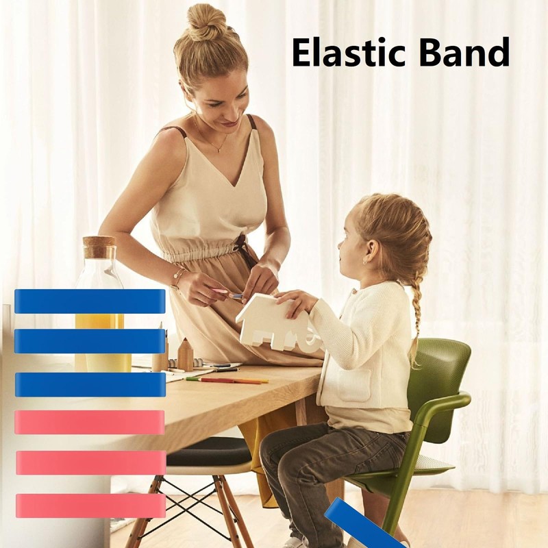 Stretchy Chair Bands for Children, Pack of 6 Chair Fidget