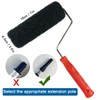 BANCOO 7" Drywall Compound Roller, Drywall Texture Roller Brush |