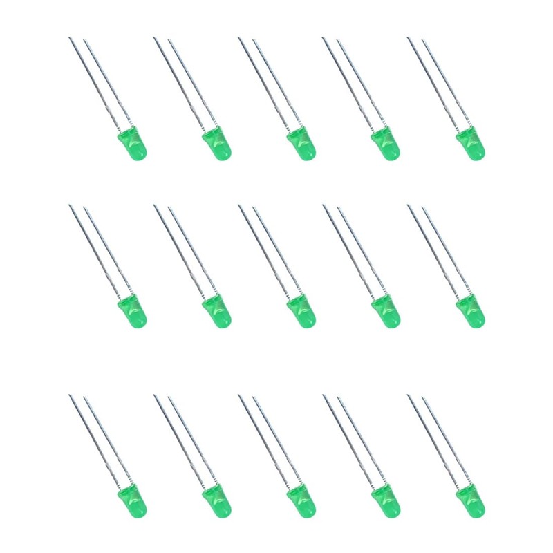 GFORTUN 100Pack 5mm LED Emitting Diode Lights 20mA Round Head