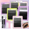 Kit De Extensión De Pestañas De 4 Cajas, 832 Pcs